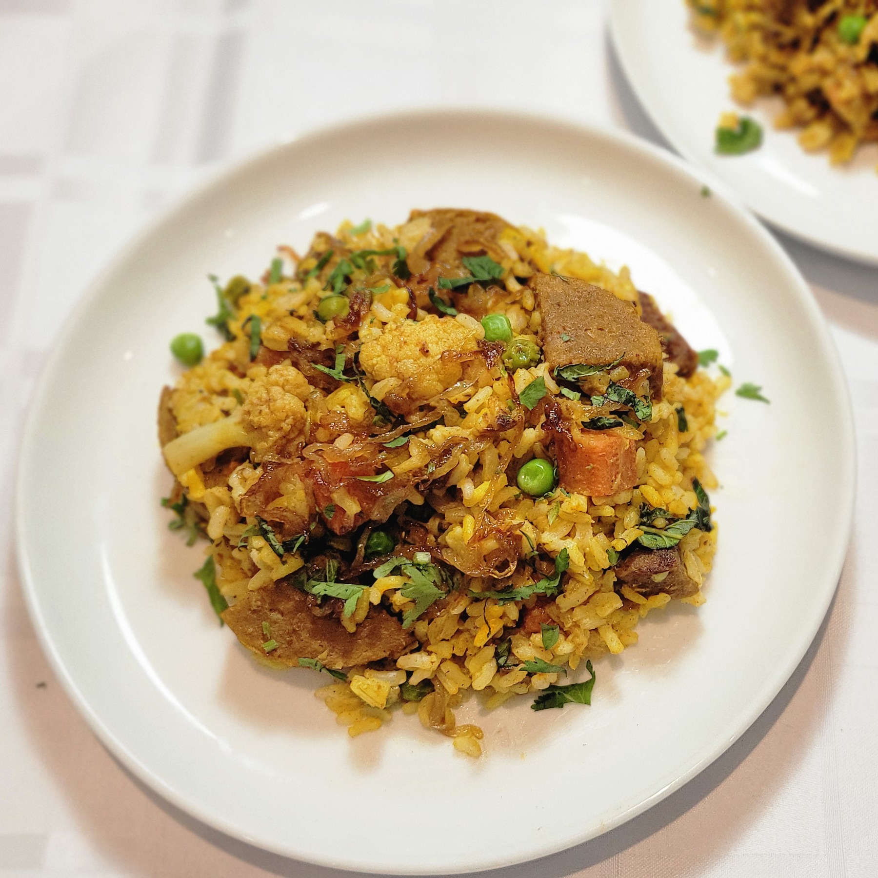 Seitan Biryani